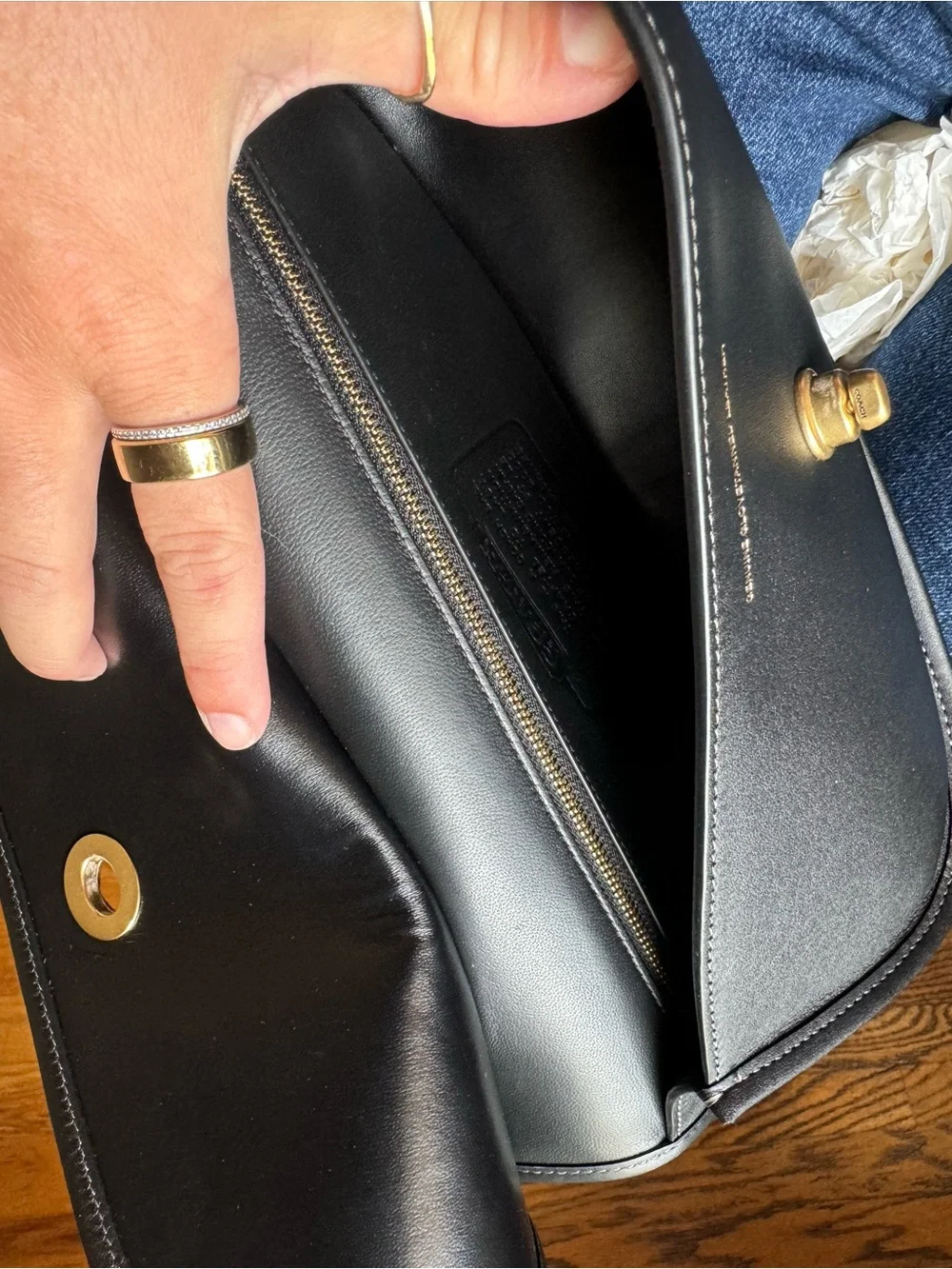 Coach cashin carry crescent bag